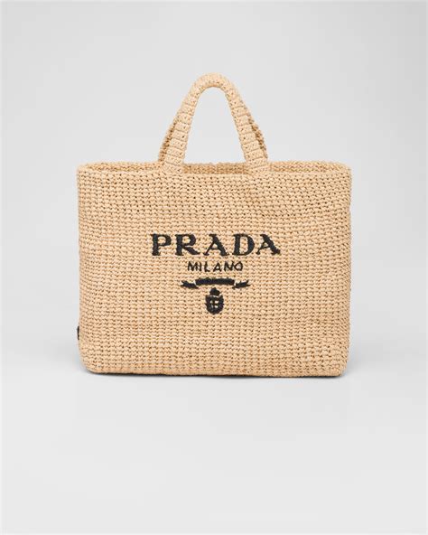 large canvas shopper prada|Prada totes crochet.